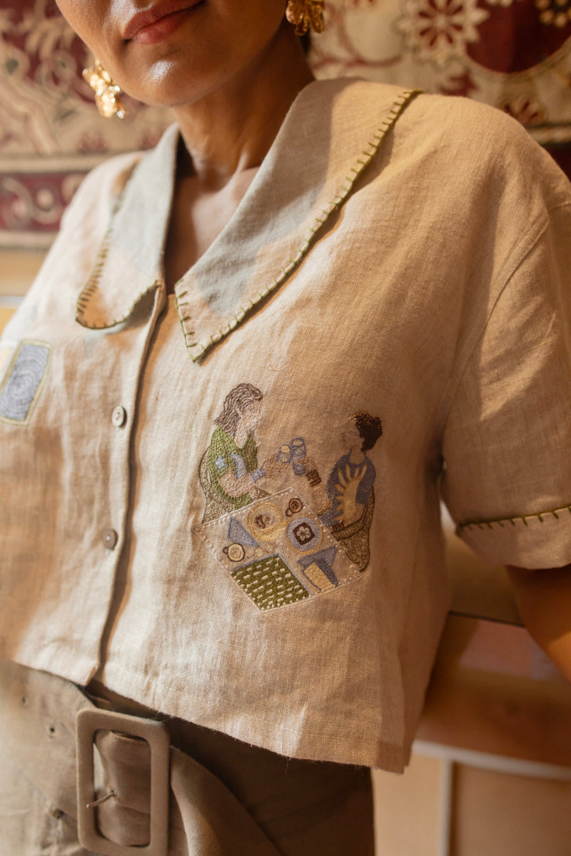 Leopold Crop Shirt